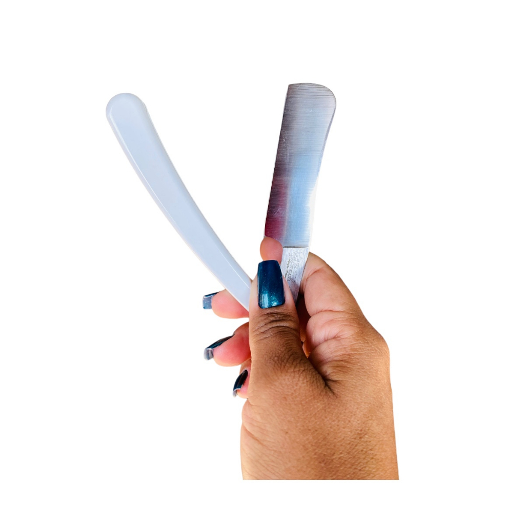 Navalha Inox Cabo Plástico Para Uso Religioso e Assentamento