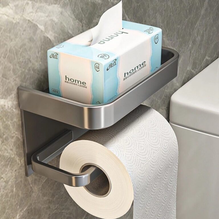 Suporte Papel Higiênico Premium Apoio Para Celula