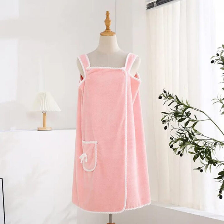 Roupão toalha Banheiro vestido feminino chuveiro 