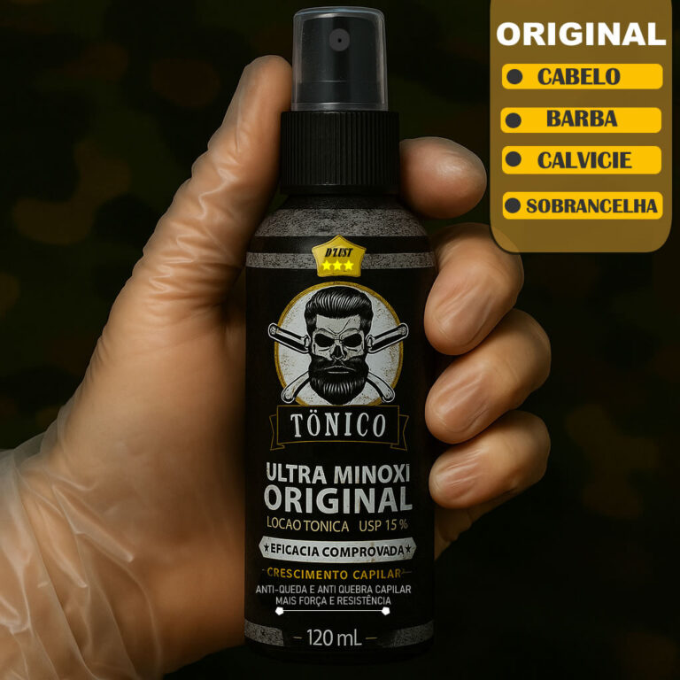 Tônico Capilar, cabelo, barba e sobrancelha