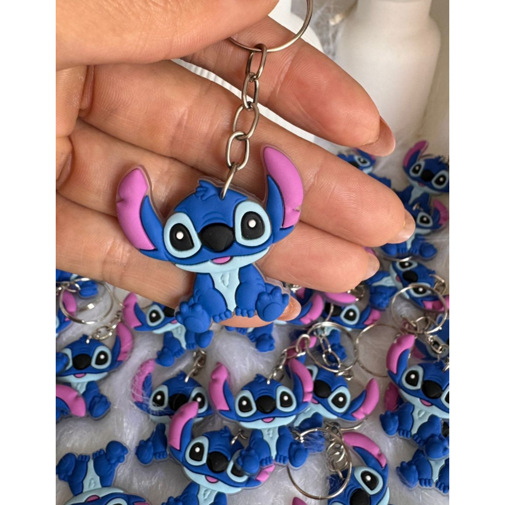 Chaveiro Lilo Stitch Kit 10/50 Tema Festa Aniversário Chá de Bebê Lembrancinha Mimo