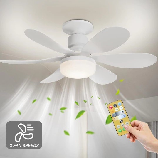 Ventilador De Teto Wind Light Silent Controle Remo