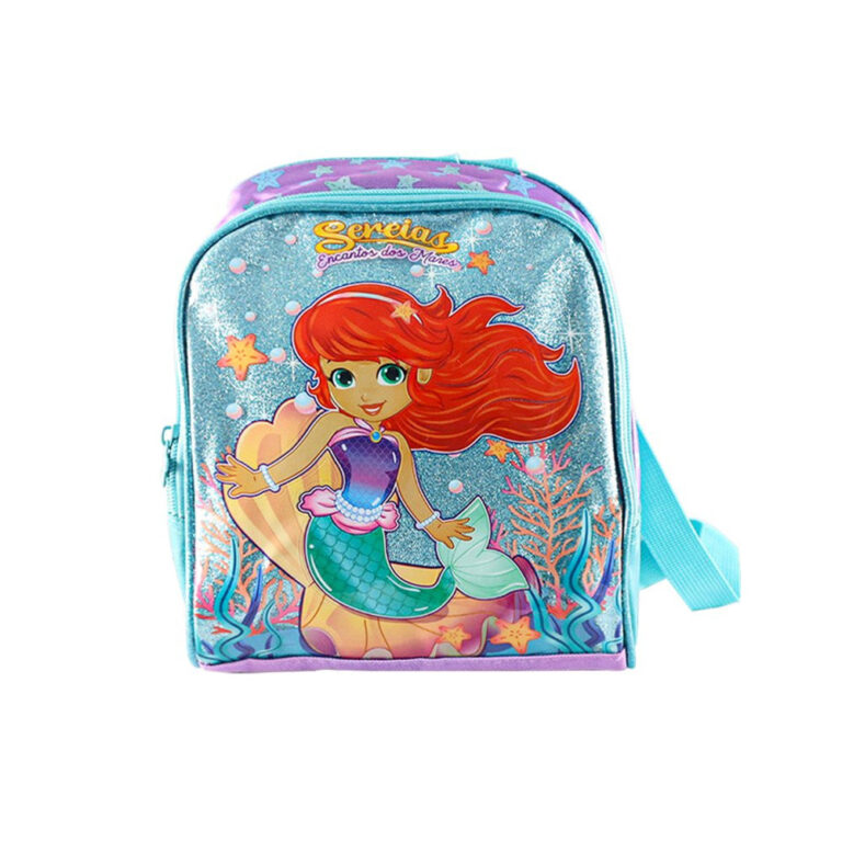 Lancheira Escolar Infantil Sereia Encanto dos Mare