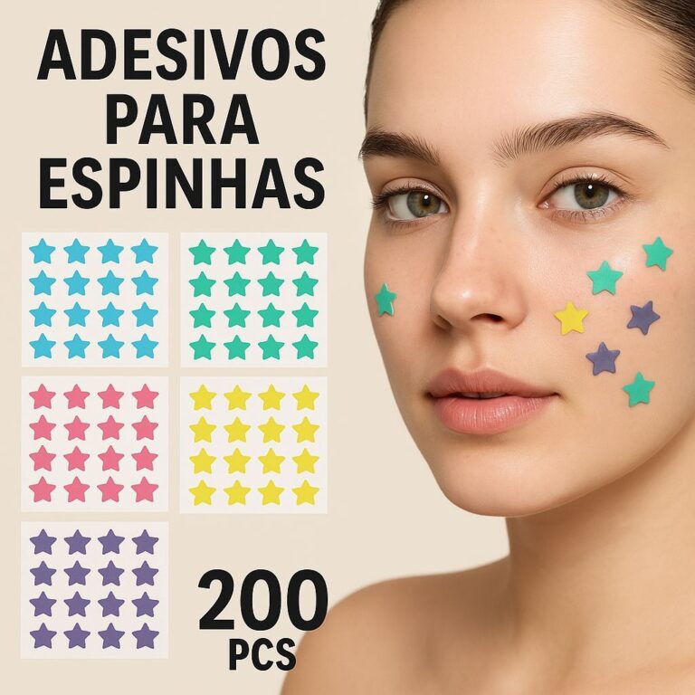 Adesivo para espinha secador de acne multicolorido