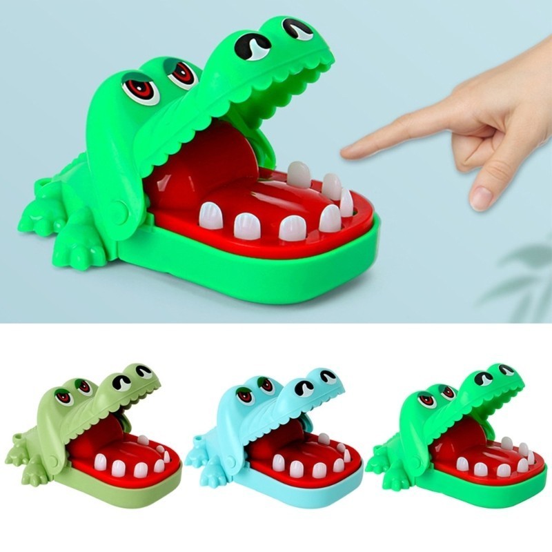 KIT mine Vivan  Para Dentes De Crocodilo Brinquedos Jogo Crianças Mordendo Dedo Dentista Jogos