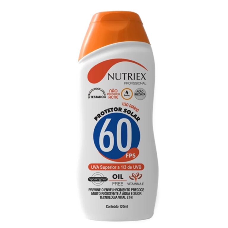 Protetor solar Nutriex ORIGINAL FPS 60 120 mL
