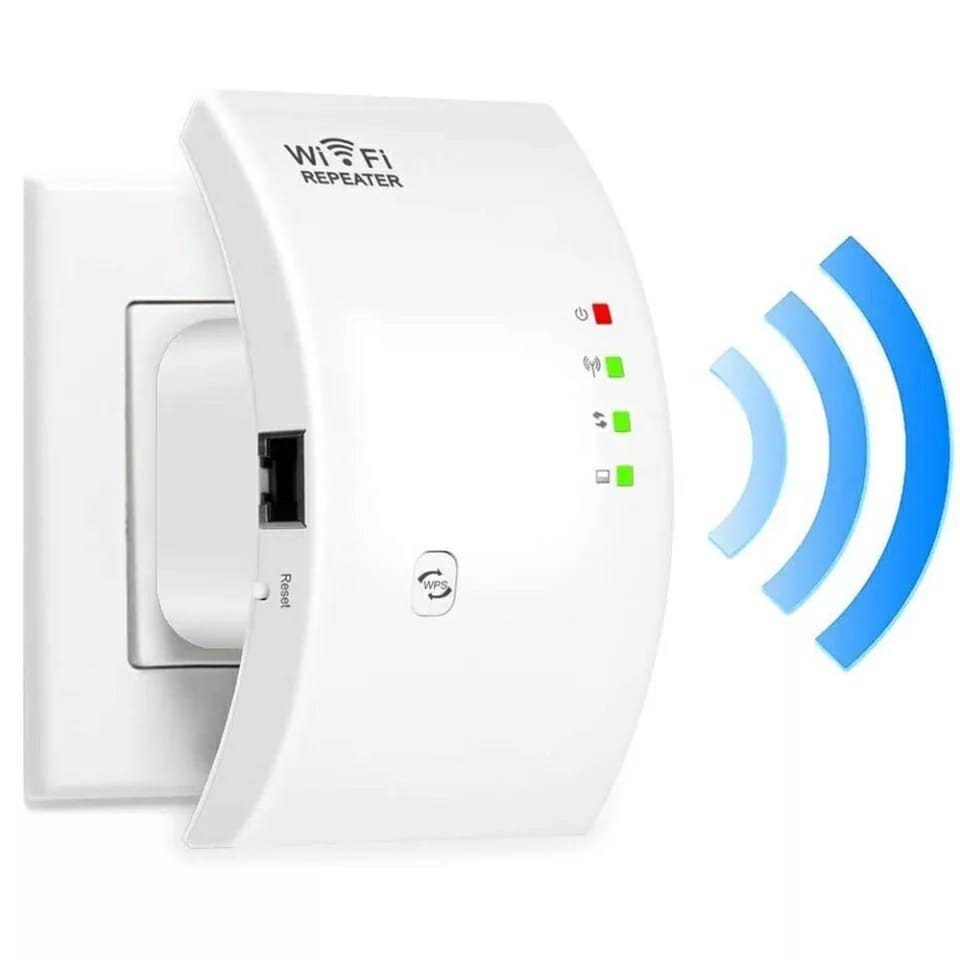 WiFi Repetidor de Sinal Roteador 600/mbps amplificador Rede Sem Fio RJ45 – 2.4Ghz