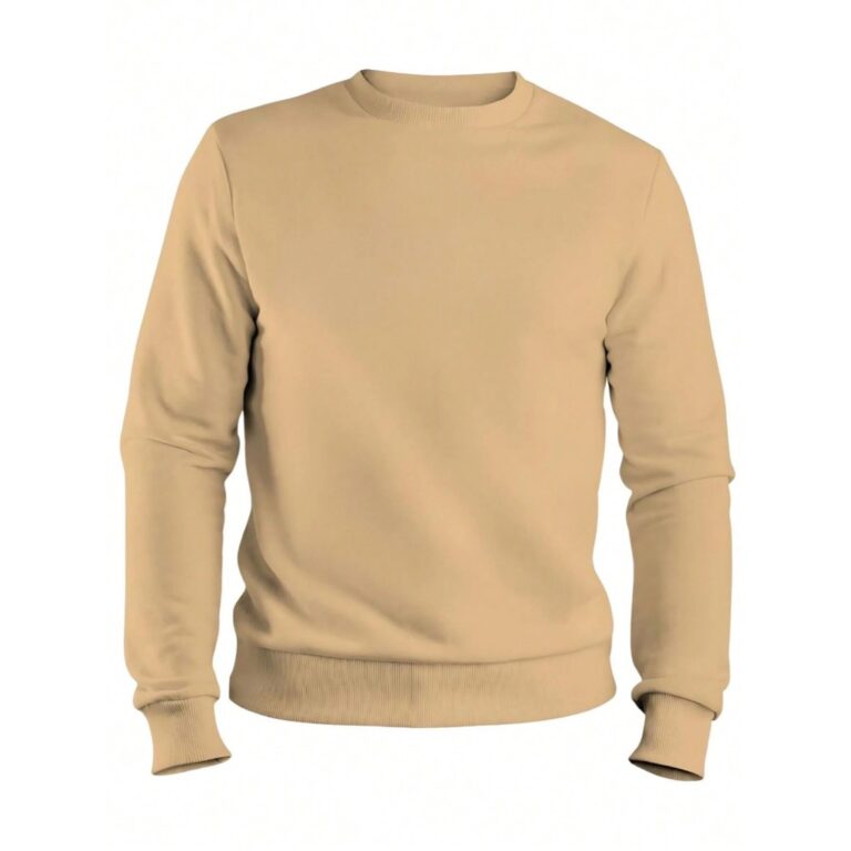 Moletom Masculino Gola Careca Liso Blusa De Frio F