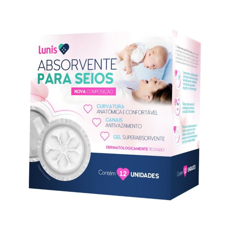 Absorvente Lunis p/ Seios c/12