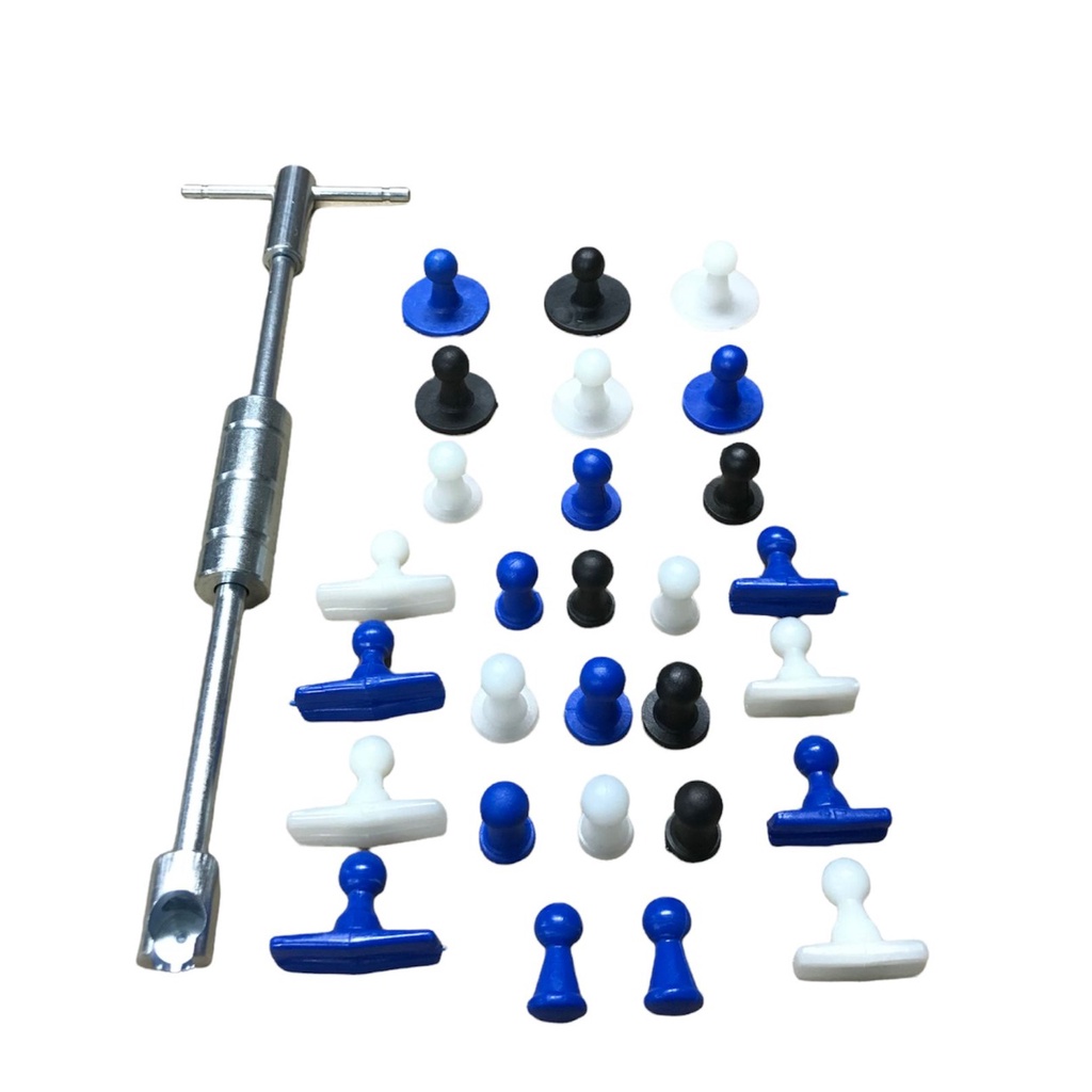 Kit Martelinho de Ouro – Mini Repuxadeira com Êmbolo + 28 Ventosas