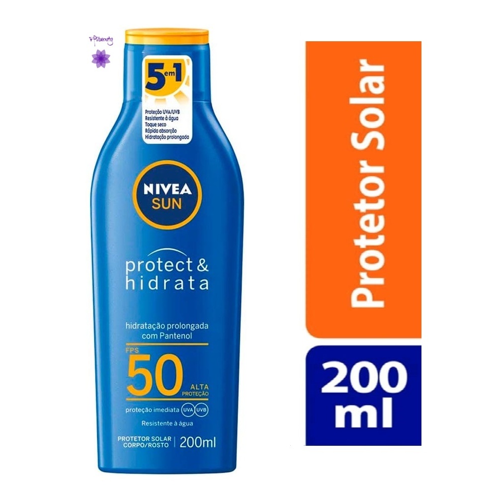 Protetor Solar Nivea Fps 50 Sun Protect – 200ml