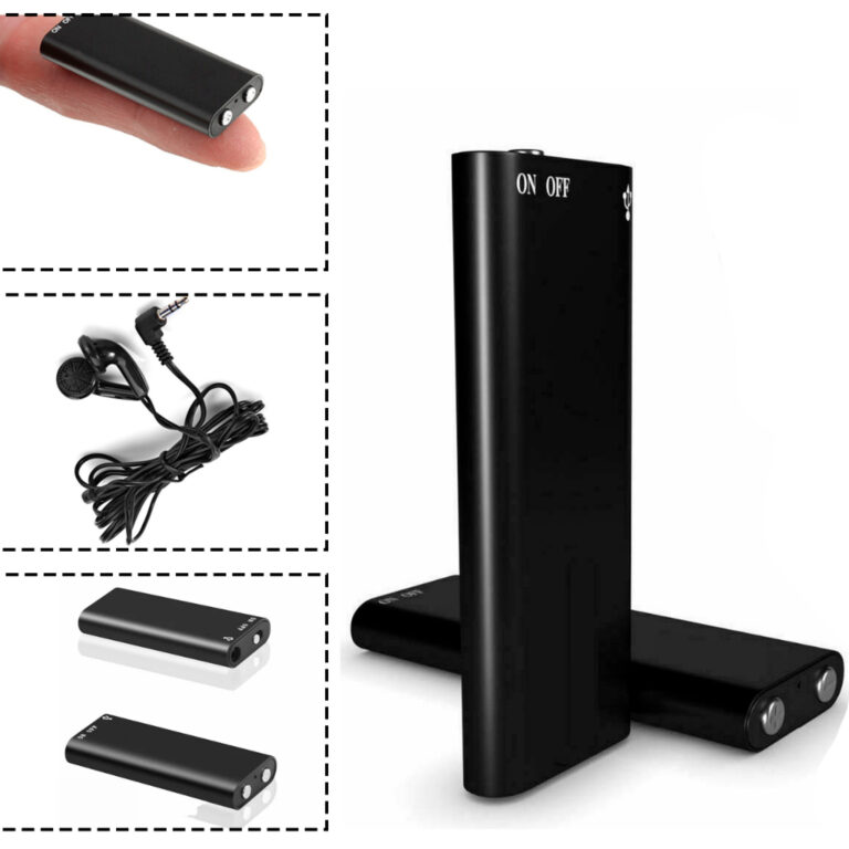 Mini Gravador Voz Escuta Som Digital Espião Espio