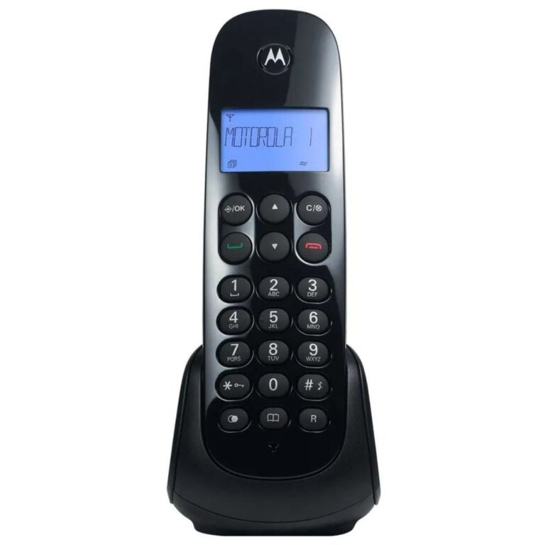 Telefone Sem Fio Digital Motorola Preto Original