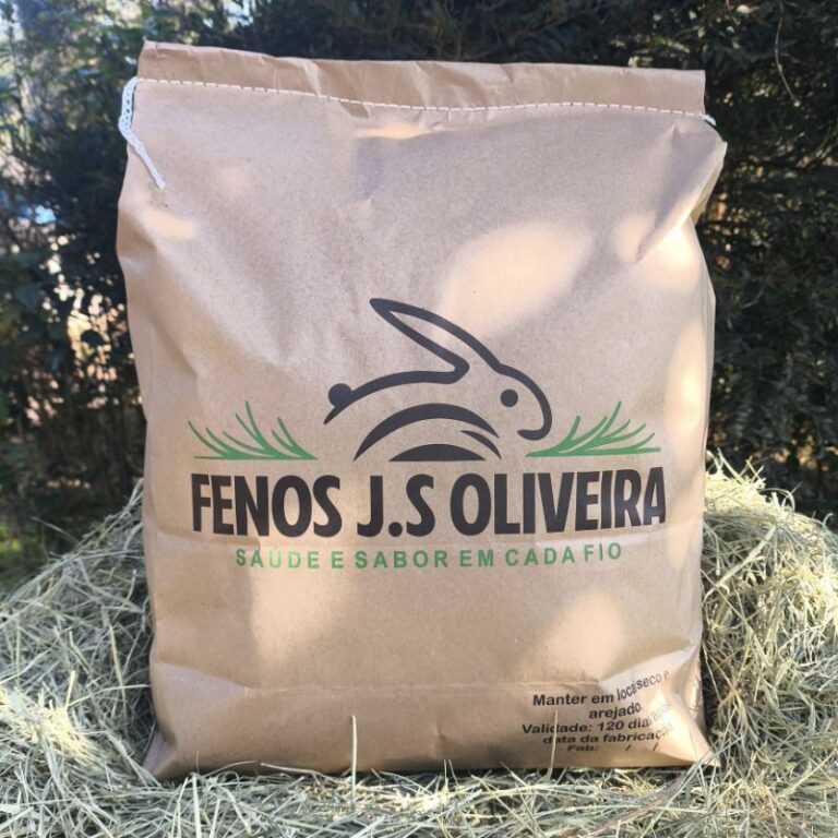 Feno Verde Premium para Coelhos Porquinho da índi