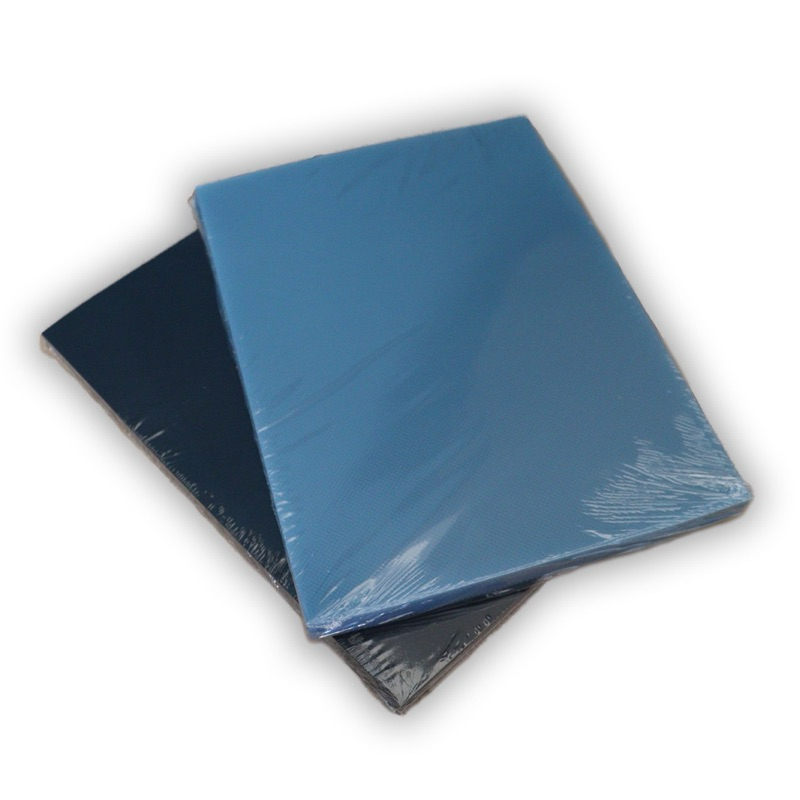Kit 100 Capas para Encadernação A4 Pp – Cristal Line + Preta Couro