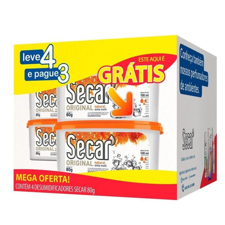 Kit anti mofo Secar Original desumidificador  Leve