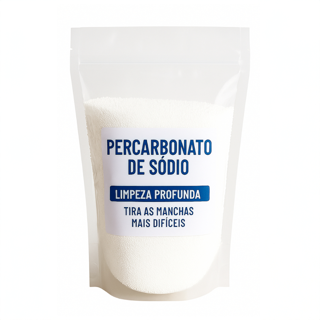 Percabonato de sódio Alvejante 1kg  Tira Manchas Sem Cloro, Roupas Brancas e Coloridas
