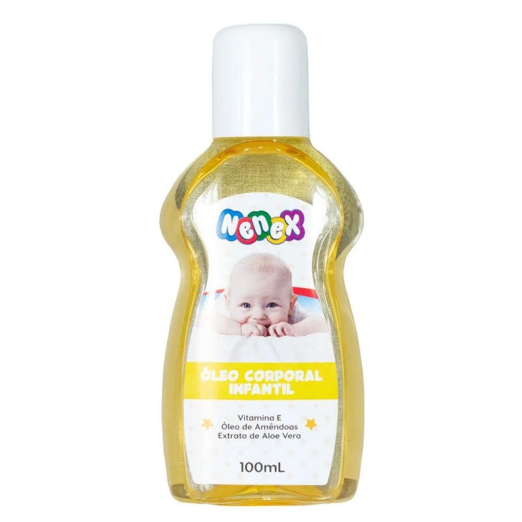 Óleo de Amêndoas Corporal Nenex Aloe Vera Infantil – 100ml