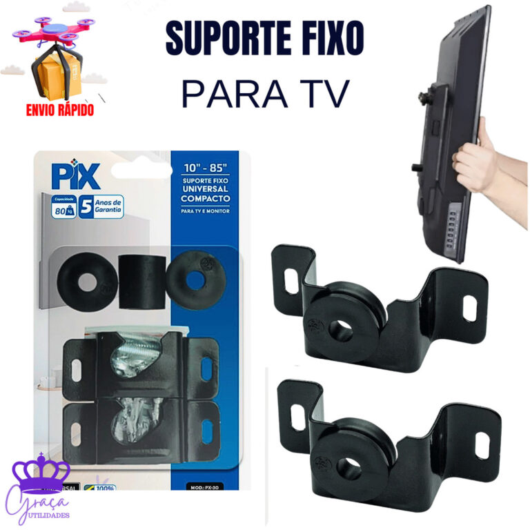 Suporte Tv Universal Fixo Painel 10 A 85 Aço Carb