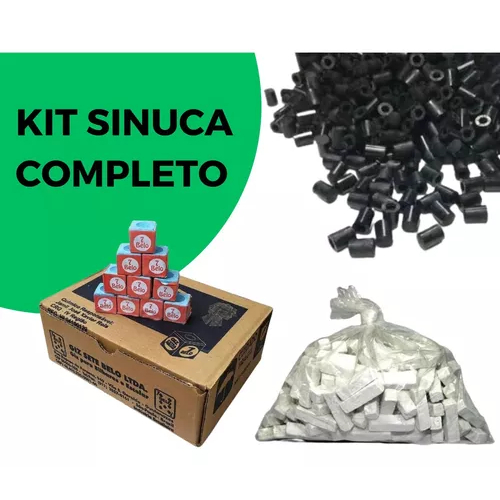 Kit Sinuca Bilhar – 100 Giz Branco + 50 Giz 