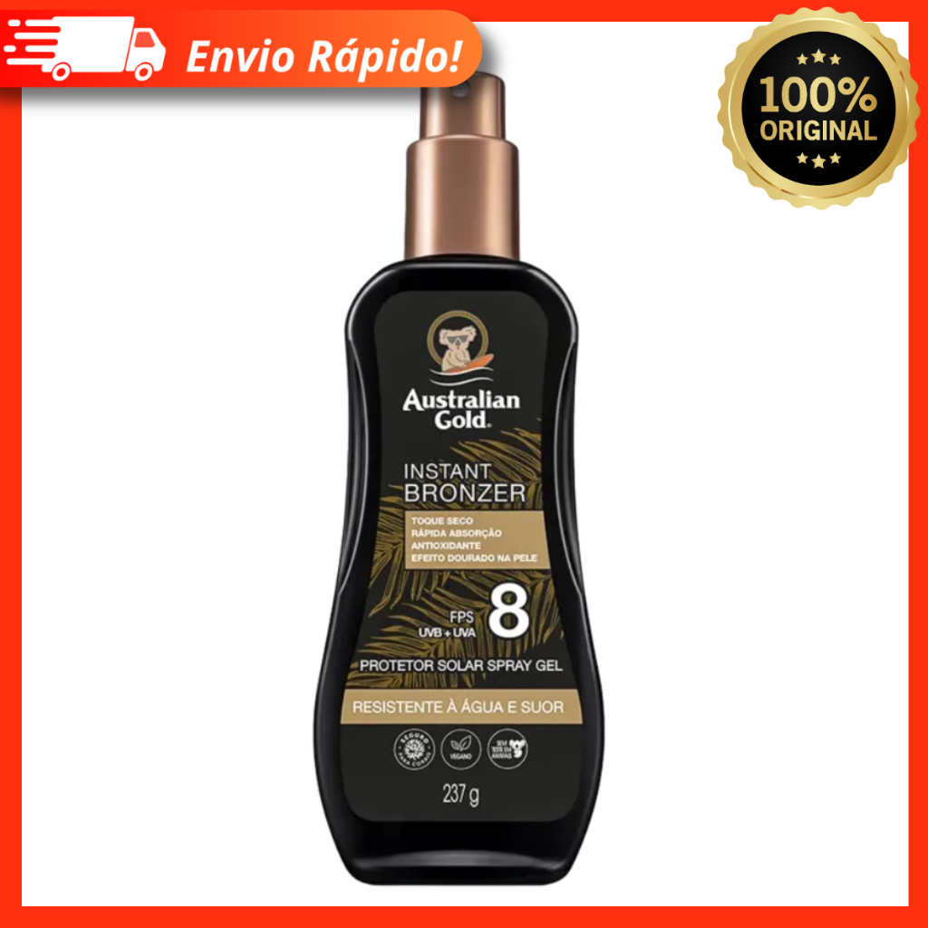 Australian Gold FPS 8 – Protetor Solar em Spray 237g