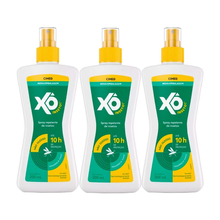 Kit 3 Unidades Repelente Xô Inseto 200ml