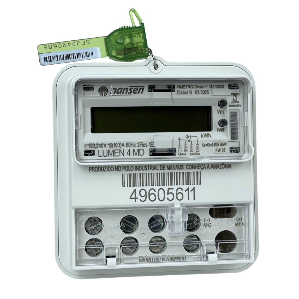 Relógio Medidor De Consumo de Energia Digital Monofásico Bifásico Trifásico Nansen Bivolt 110v/220v