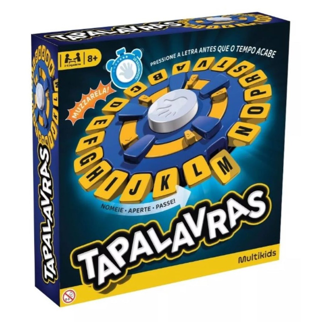 Jogo 10 SEGUNDOS, STOP ou Tapalavras Que Trava Letras – Jogo De Tabuleiro