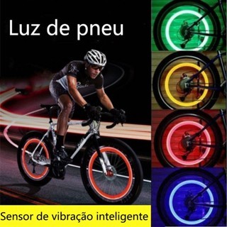 2 peças Lâmpada De Pneus Noturna LED Luz De Bici
