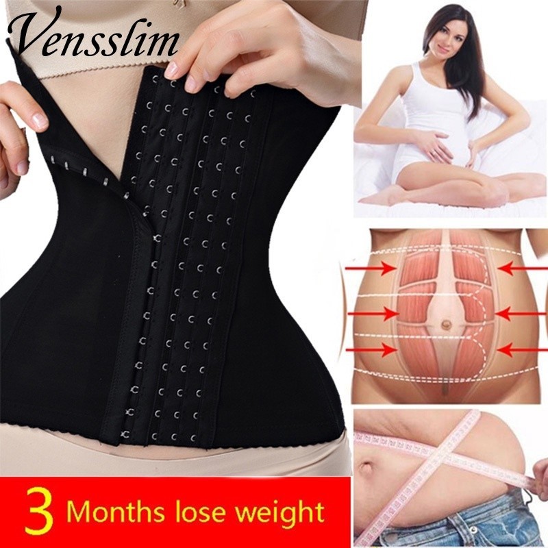 Treinador De Cintura Corpete Modelador Cinto De Emagrecimento Feminino Formato Tummy Postpartum Bell