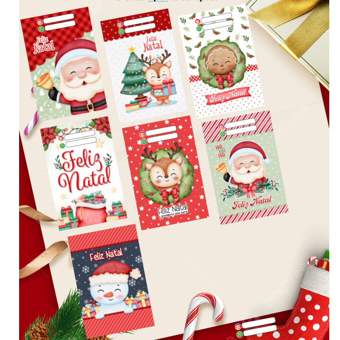 Cartões de Natal Feliz Natal Para Cliente –