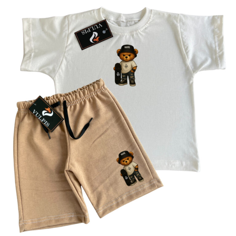 Conjunto Camiseta E Bermuda Infantil Menino Confor