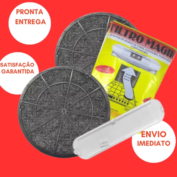 Filtro Carvão Ativado Suggar Depurador Slim + Fil