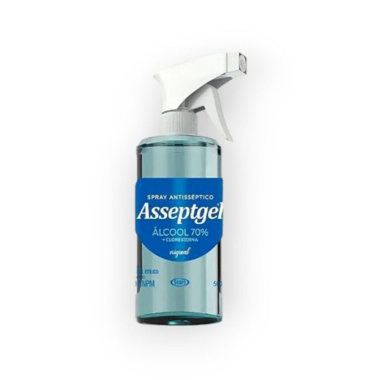 Spray Antisseptico c/ Clorexidina 500ml Asseptgel 