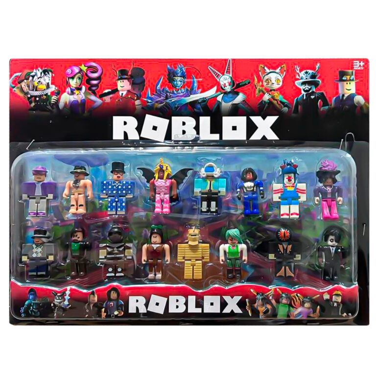 Kit Roblox 16 Bonecos Articulados Lego 8 cm Kit co