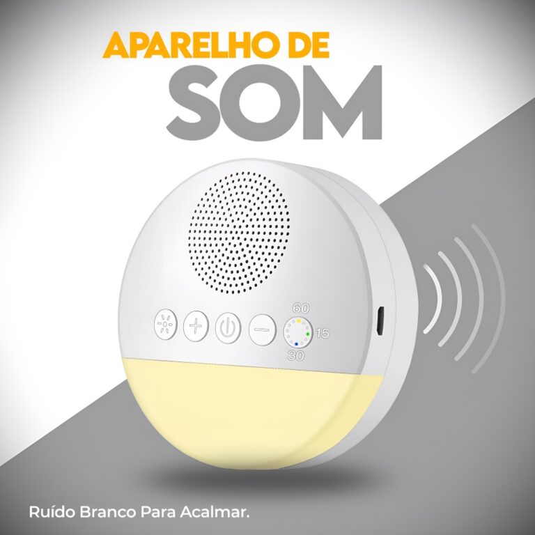 Aparelho de som de Útero Ruído Branco Com Lumin�