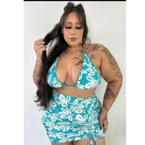 biquíni plus size com bojo de alta sustentação 