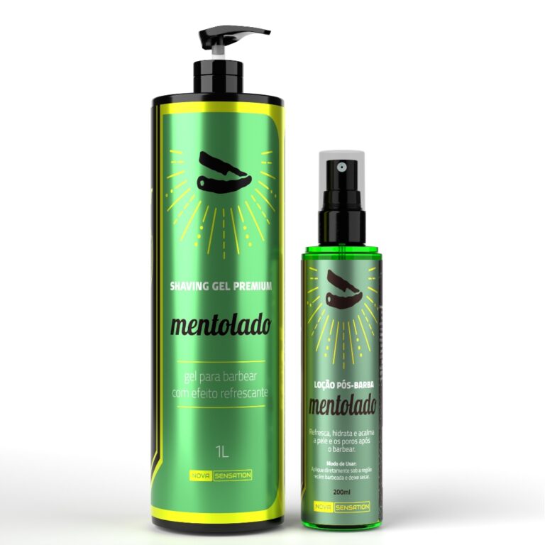 Kit Barbear Loção Pós Barba Shaving Gel Creme D