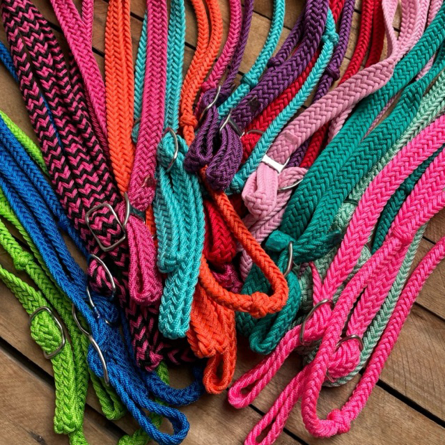 Rédea Cavalo Égua Mula Trançada Regulável Comp