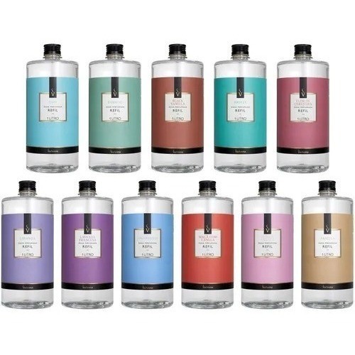 Refil Via Aroma 1l Agua Perfumada Aromatizador Tec
