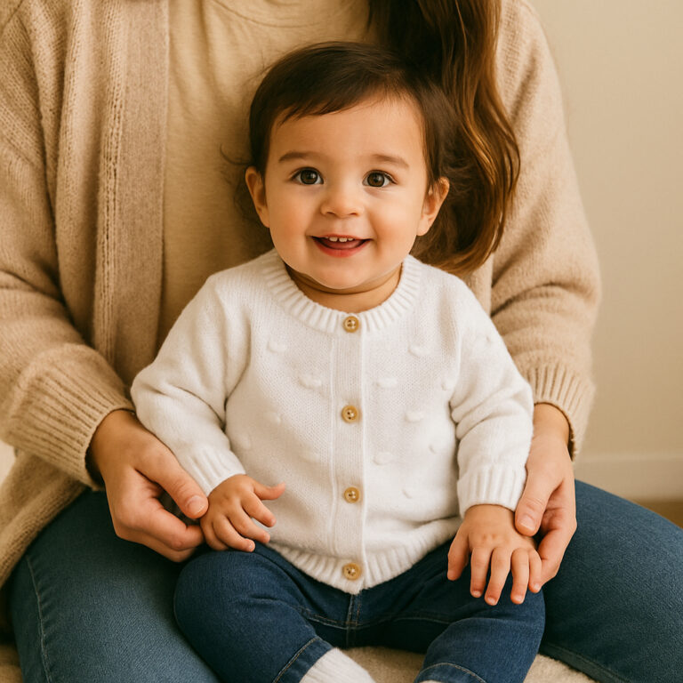 Casaco Tricô Bebê Menino Menina Lã Blusa com Bo
