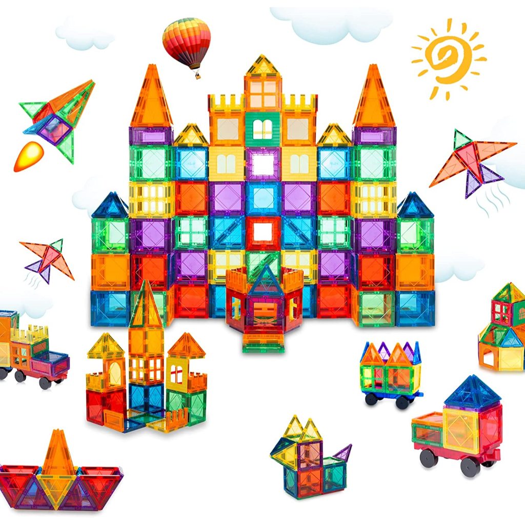Blocos de Montar Magnéticos Construção Brinquedo Infantil