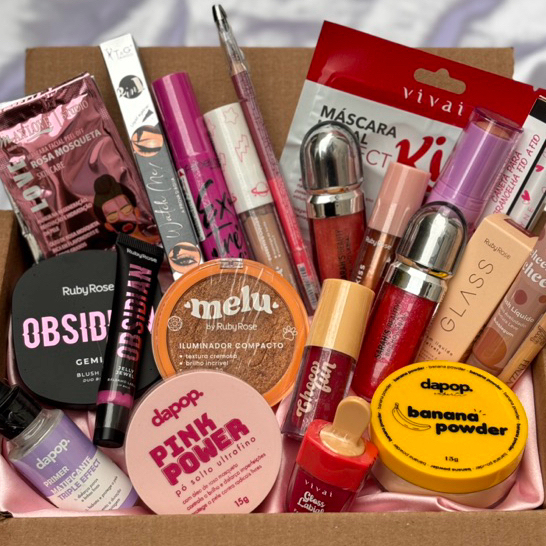 Kit de Maquiagem 14 Produtos Melhores Marcas Nacio