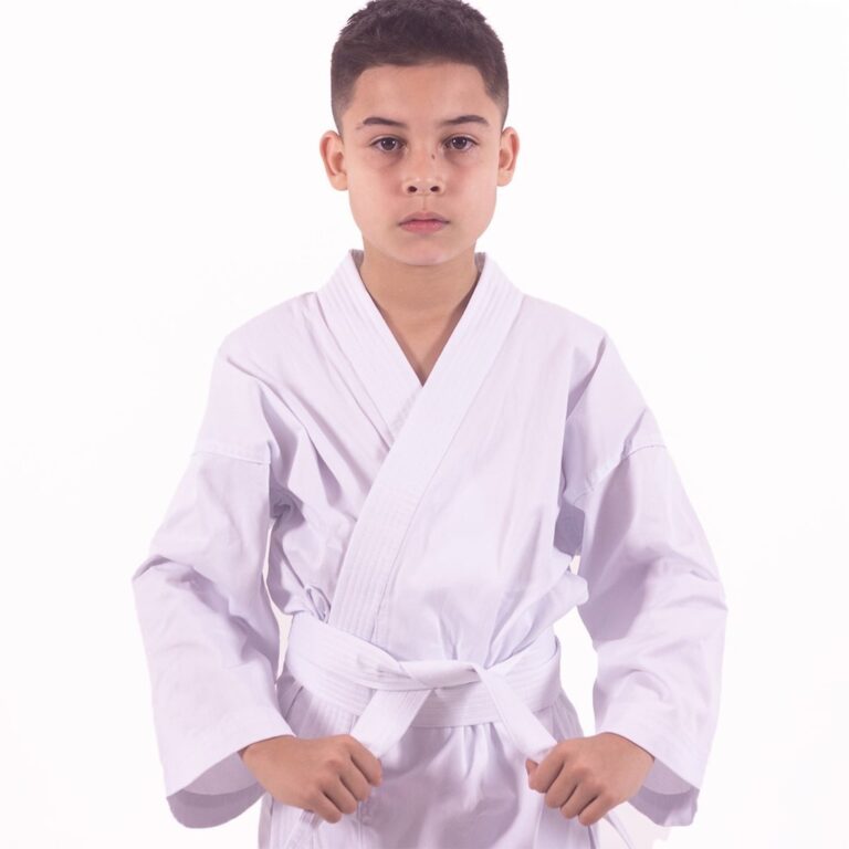 Kimono Karatê Branco com Faixa Gratis Premium