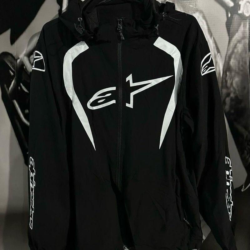 Jaqueta  Masculina Impermeável  com Forro Interno + Capuz Removível, Proteção contra Chuva e Frio, p