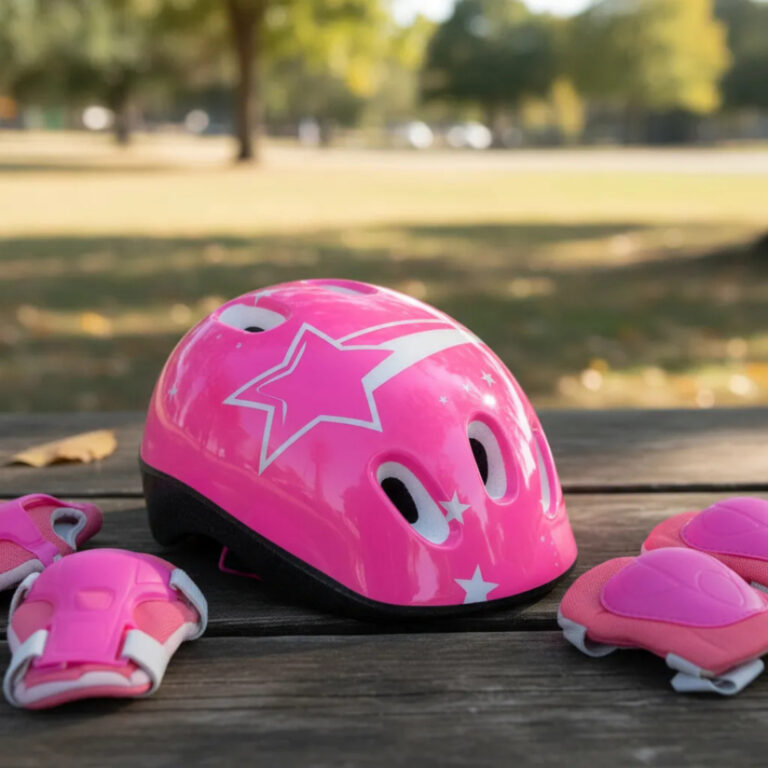 Capacete De Patins + kit De Proteção Infantil es