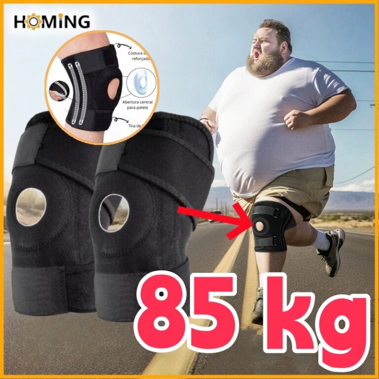 Kit 2/1 Joelheira Grande Compressão Ortopedica Ar