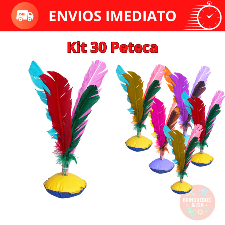 Kit Econômico com 30 Petecas Artesanais  Envio R�