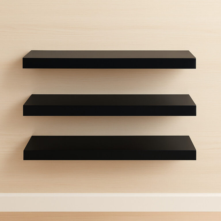 Kit 3 Prateleiras 30x10cm MDF Luxo Nichos Sala Coz