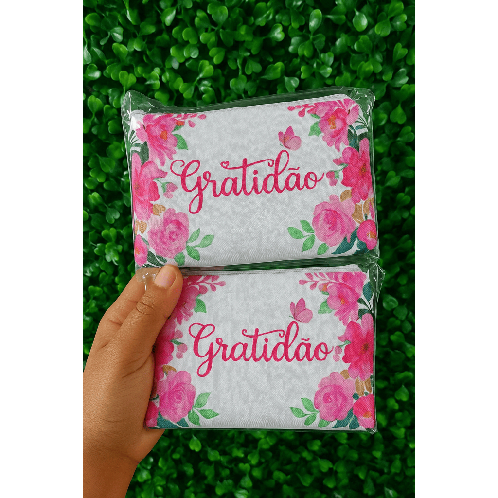 Porta Moedas Gratidão e Tema Natalino, para confraternização, ceia de natal, cultos, festas, anivers